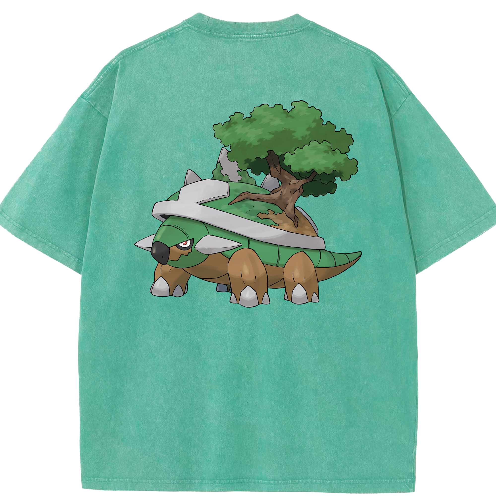 （画像用） ポケットモンスター Pokémon 綿100% ヴィンテージ風 半袖Tシャツ（背面プリント）